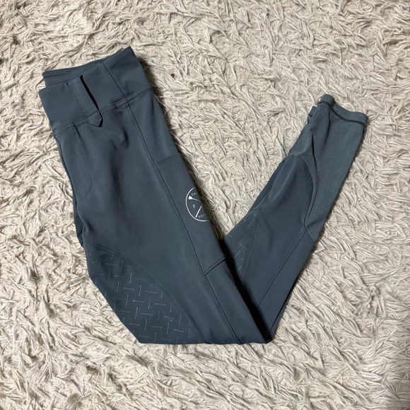 Women’s XS Blue Free Ride Full Seat Horseback Riding Breeches - Picture 1 of 7